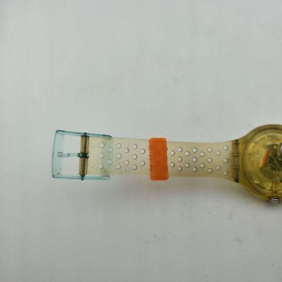 Swatch Jelly Bubbles SDK104 1991 Scuba 200 Collection RARE Upside Down Movement - Picture 10 of 14